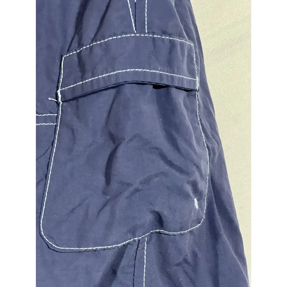 Columbia Cargo Shorts Mens 2XL Blue Hiking Gorpcore Outdoor Utility Trail
